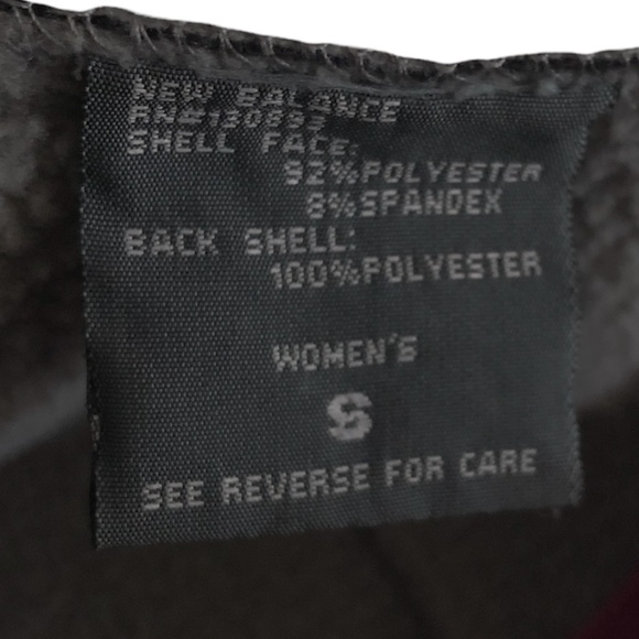 NEW BALANCE Fleece Jacket Women's Size Small Black Pink Ombre Soft Shell  Hood - Picture 7 of 15